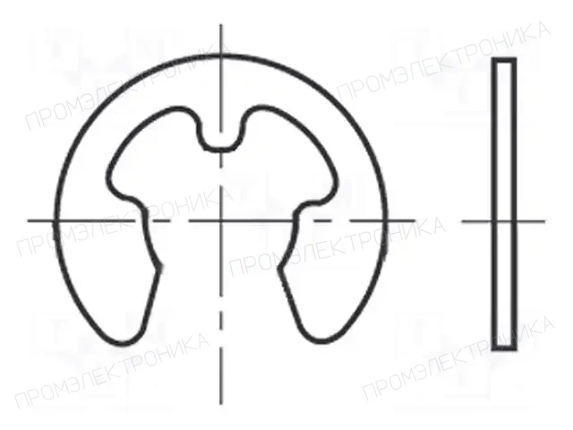 BOSSARD 1284754 — Стопорные кольца