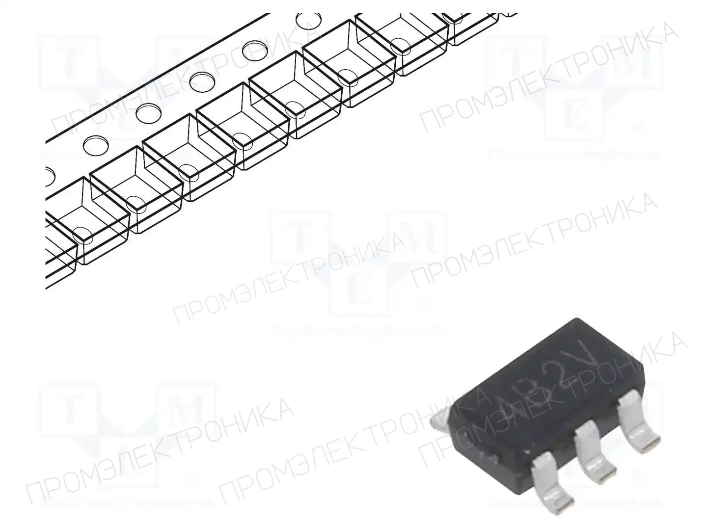 TOREX XC6204B332MR-G — Стабилизаторы напряжения нерегулир. LDO