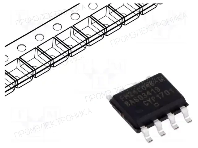 Infineon Technologies FM24C04B-GTR — Памяти FRAM - микросхемы