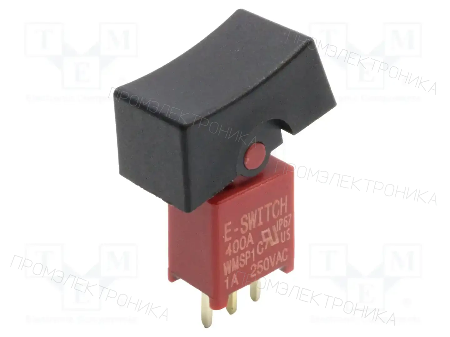E-SWITCH 400AWMSP1R1BLKM2QE — Переключатели типа Rocker