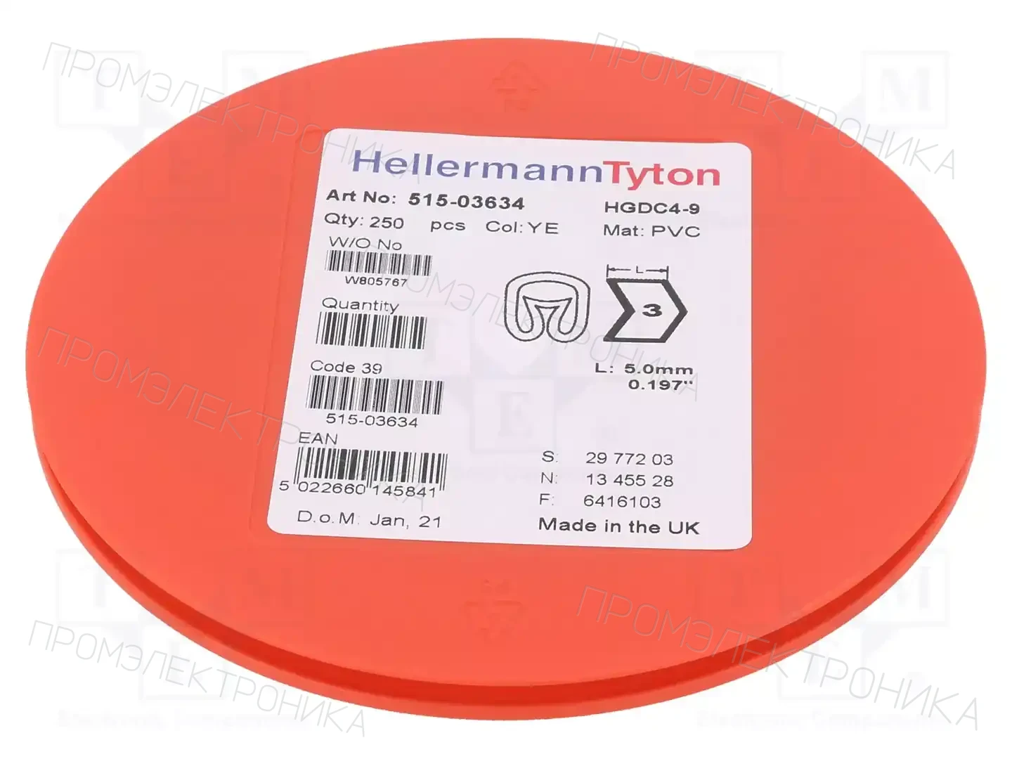 HELLERMANNTYTON 515-03634 — Маркеры проводов