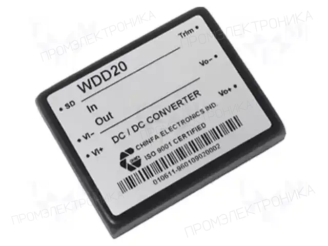 CHINFA ELECTRONICS WDD20-03S2U — Преобразователи DC/DC