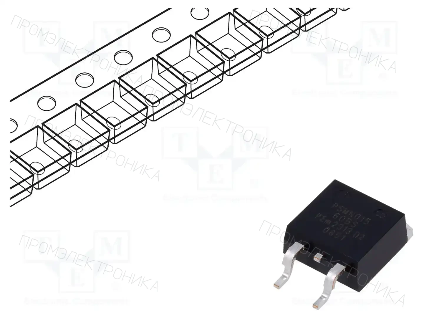 NEXPERIA PSMN015-60BS,118 — Транзисторы с каналом N SMD