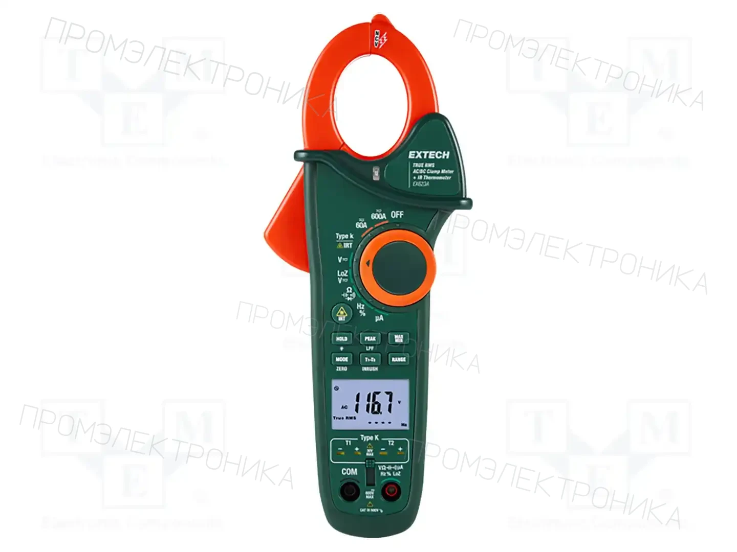 EXTECH EX623A — Измерители и клещевые насадки AC/DC