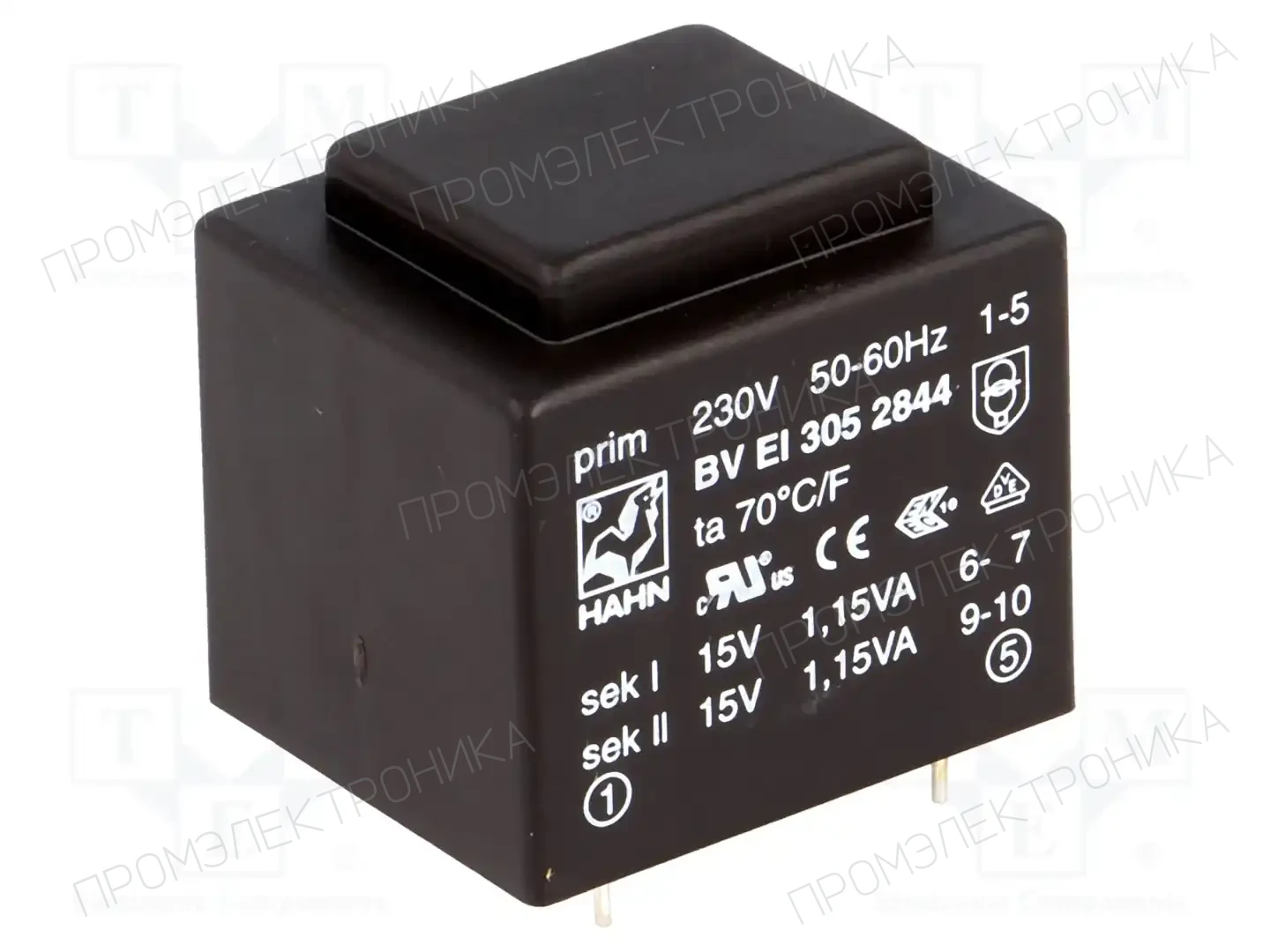 HAHN BV EI 305 2844 — Трансформаторы PCB