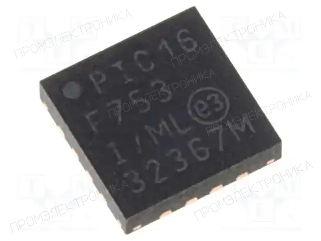 Microchip Technology PIC16F753-I/ML — Линейка PIC 8-bit