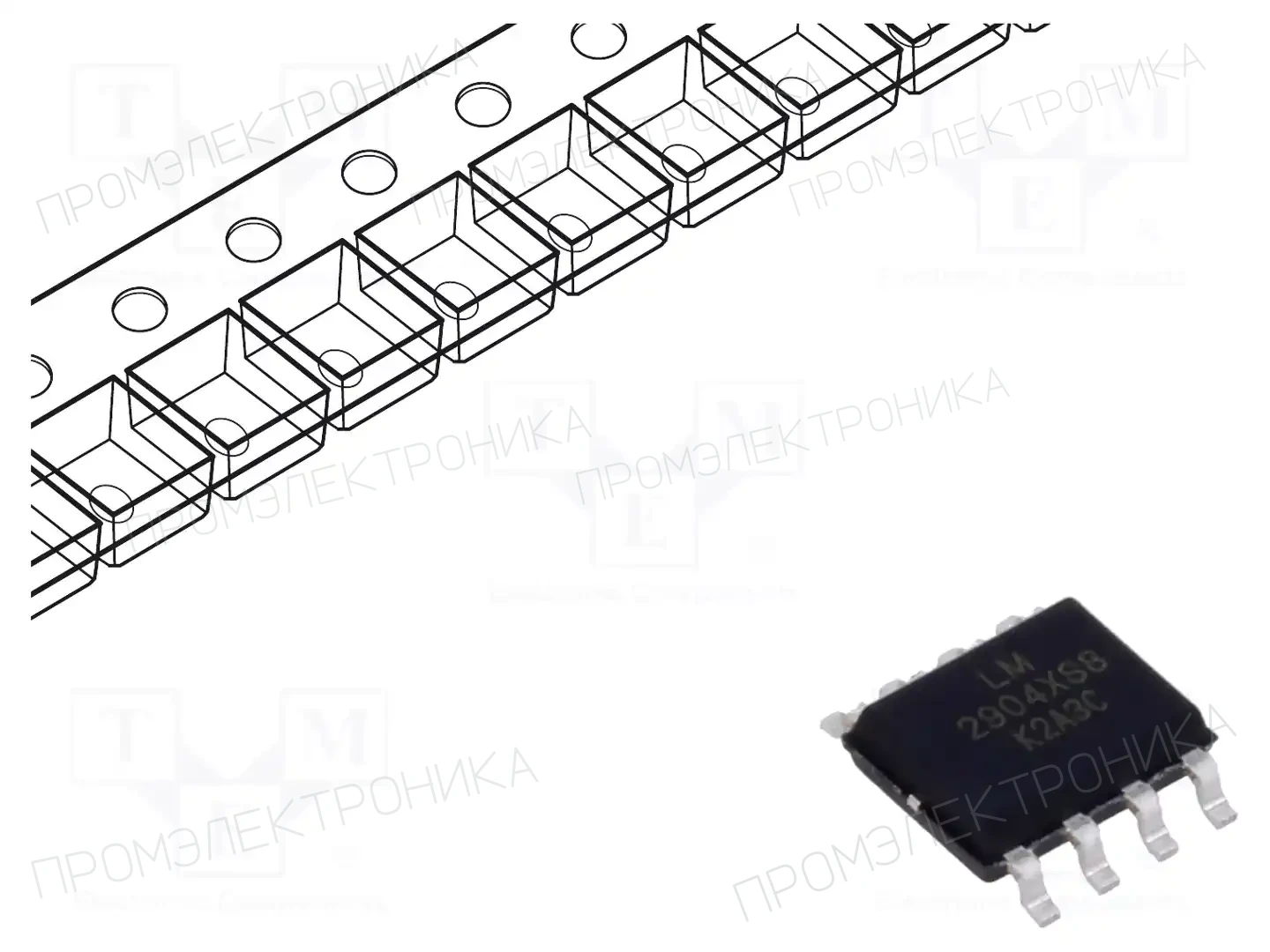 SG Micro Corp LM2904XS8G/TR — Операционные усилители SMD
