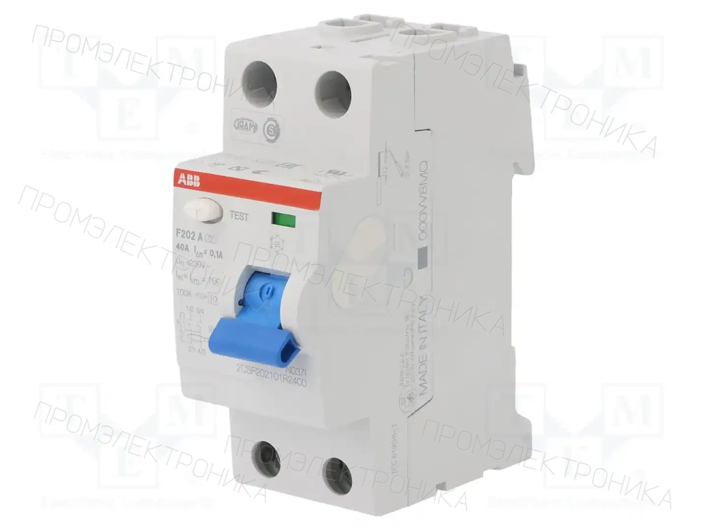 ABB 2CSF202101R2400 — Дифференциальные выключатели