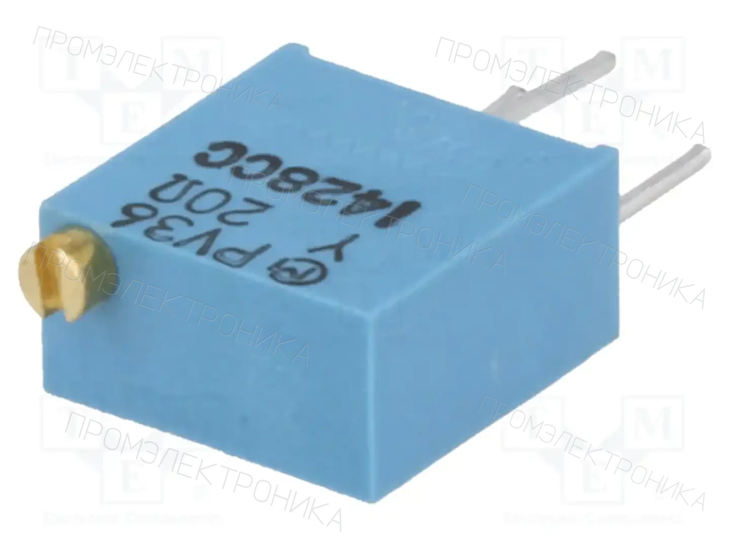 BOURNS PV36Y200C01B00 — Потенциометры THT многооборотные 3/8 дм