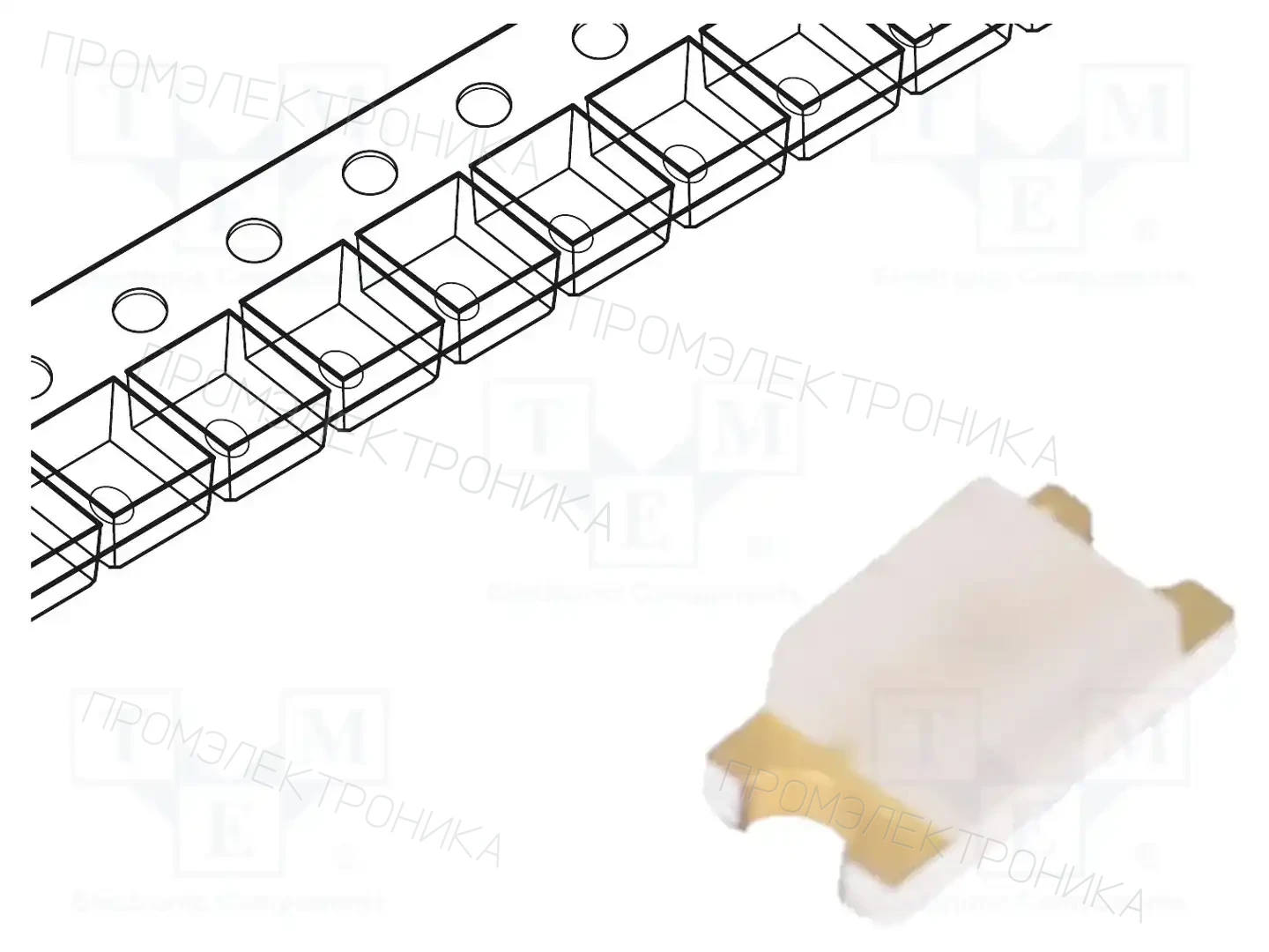 BROADCOM (AVAGO) HSMQ-C150 — Светодиоды SMD цветные