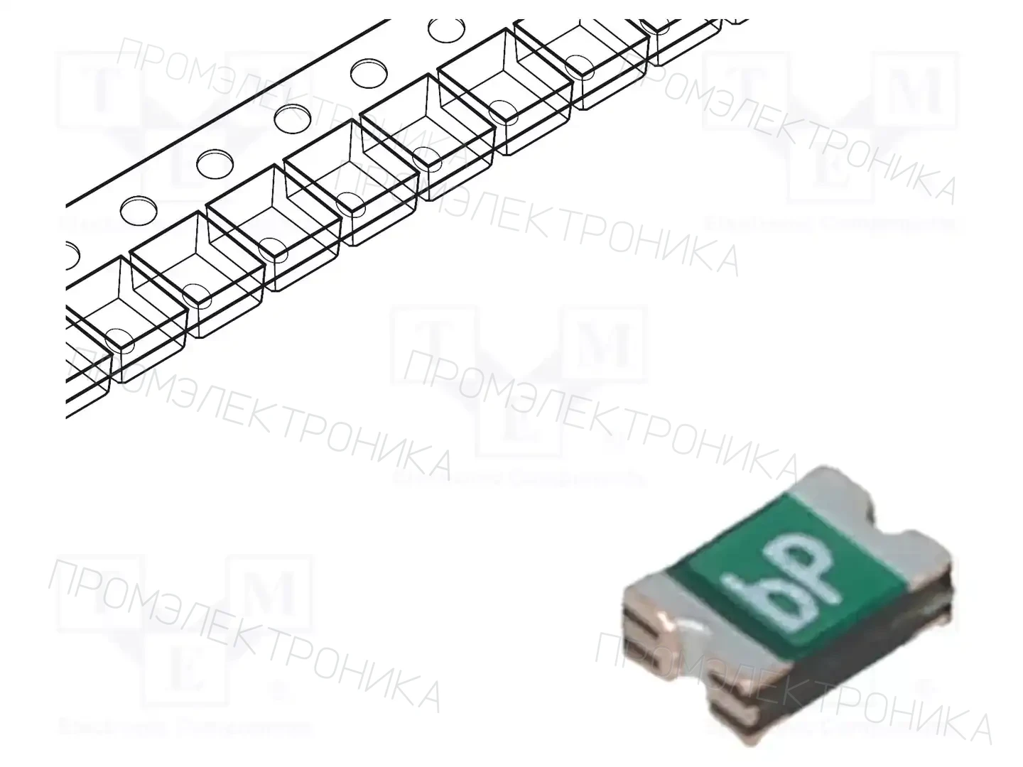 BEL FUSE 0ZCK0075FF2E — Предохранители полимерные SMD
