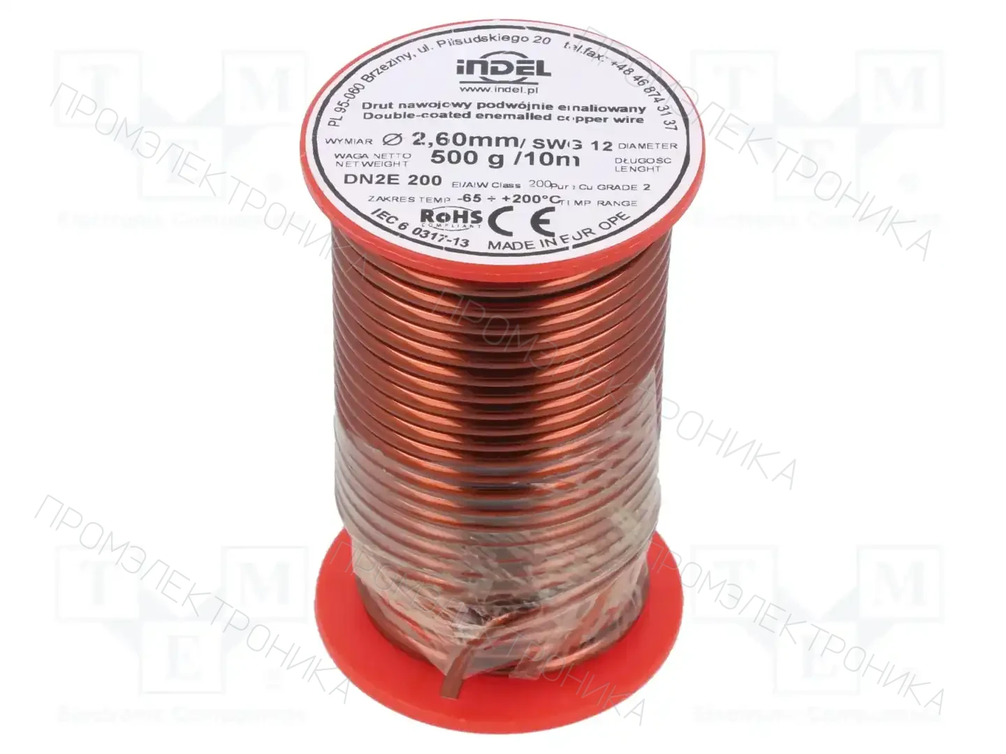 INDEL DN2E2,6-500G — Проволока обмоточная