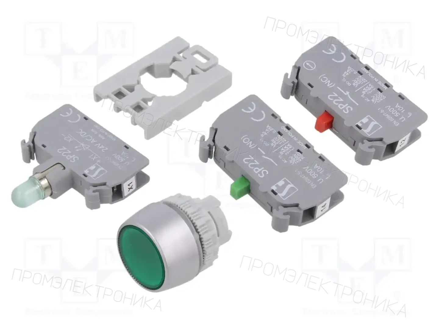 SPAMEL SP22-KLZ-11-24-LED\AC/DC — Переключатели панельные стандартные 22мм