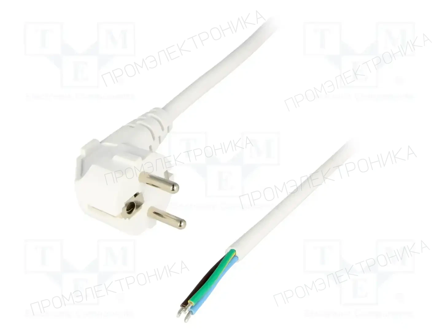 LIAN DUNG LT322 H05VV-F 3X1.5 3.0M WHT — Кабели питания компьютерные и универс