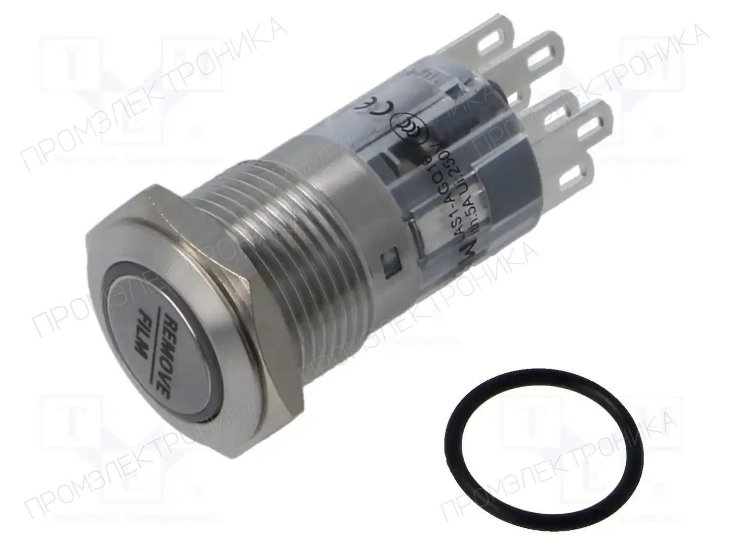 ONPOW LAS1-AGQ16-22ZE/Y/12V/S — Переключатели кнопочные