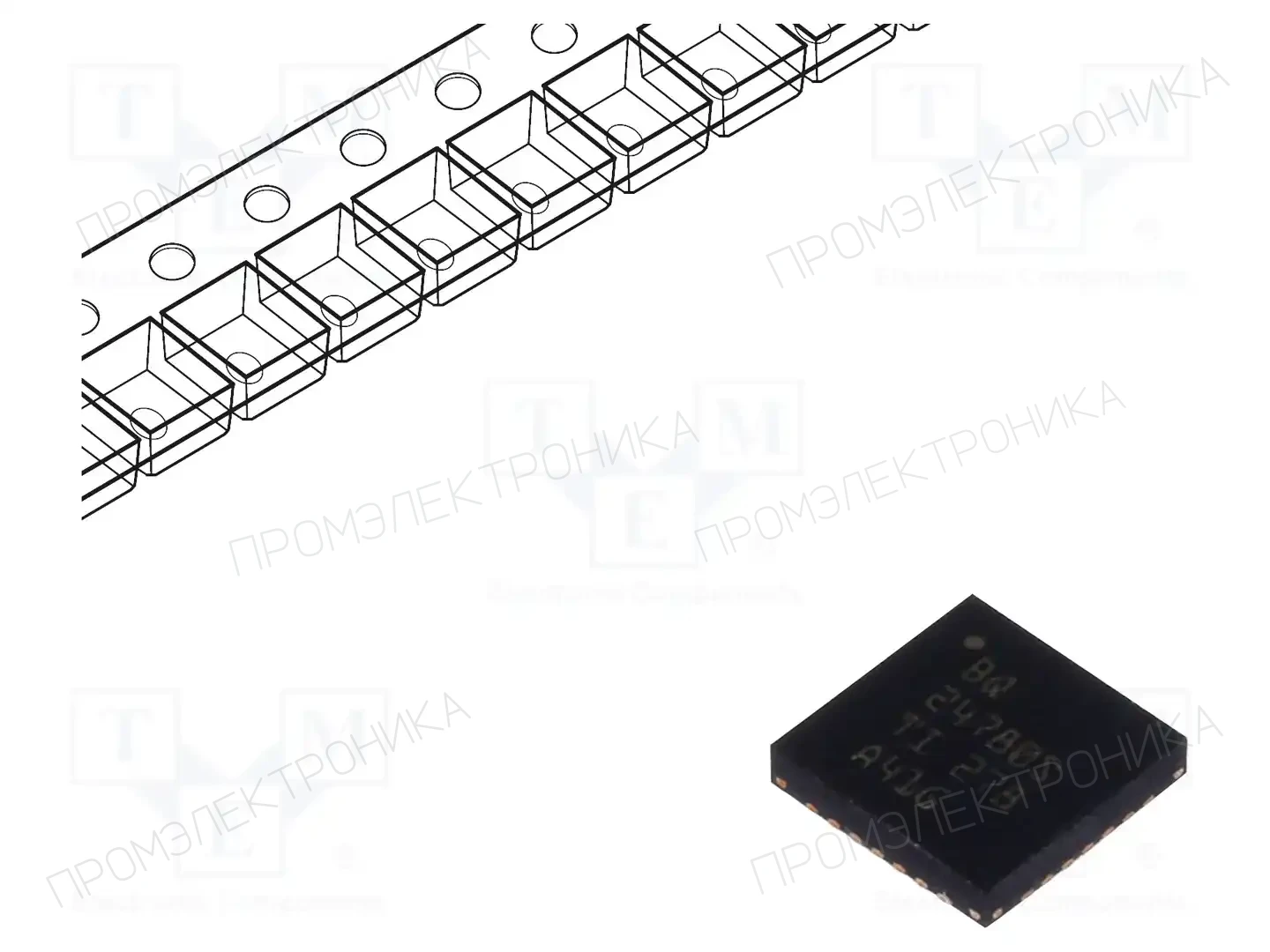 Texas Instruments BQ24780SRUYT — Контроллеры батарей и аккумулят. - схемы