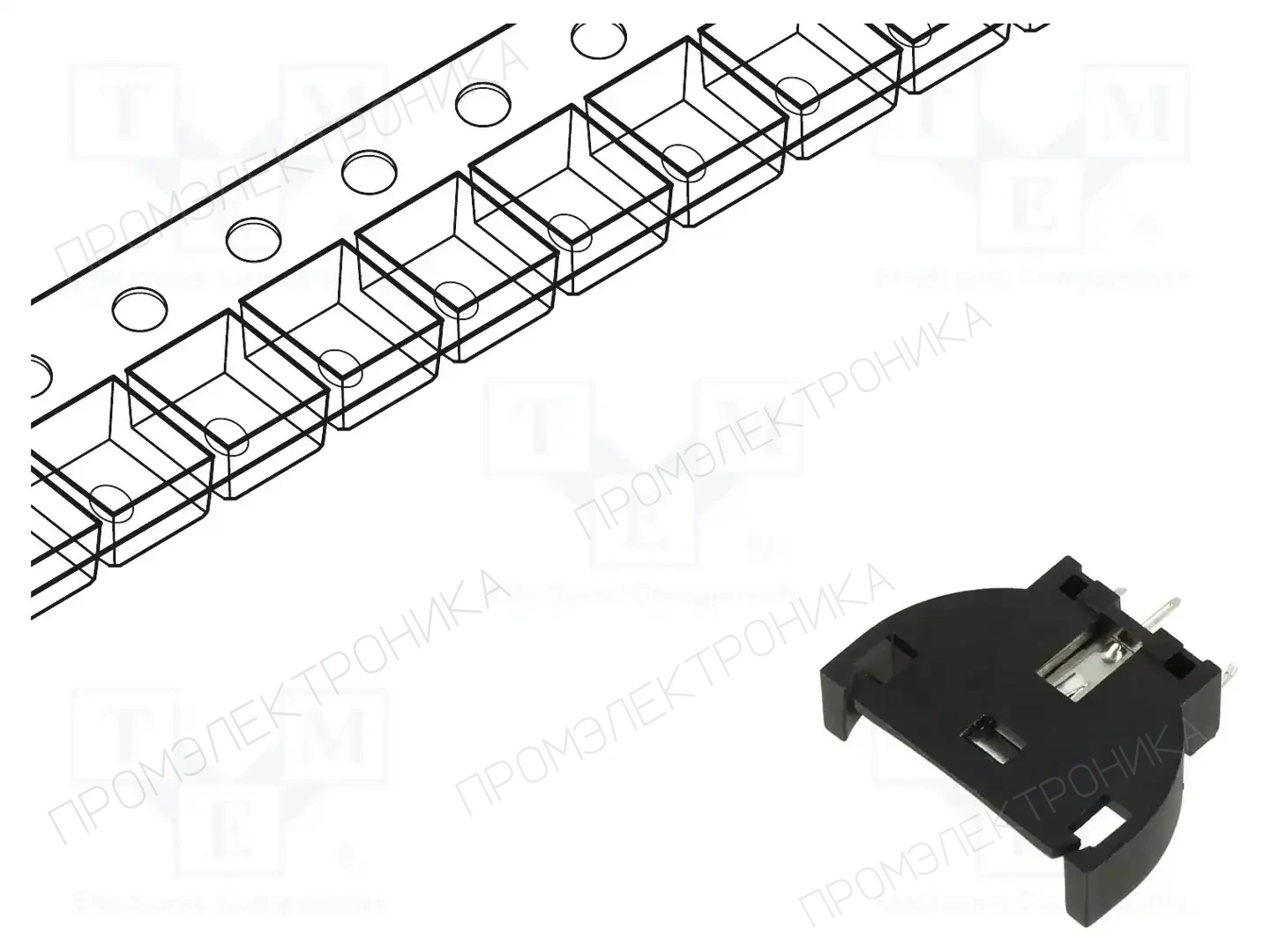 HARWIN S8401-46 — Батареи - контейнеры и держатели