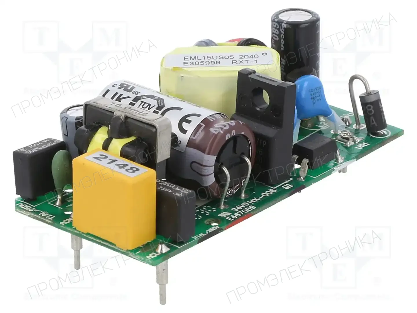 XP POWER EML15US05-P — Открытые блоки питания