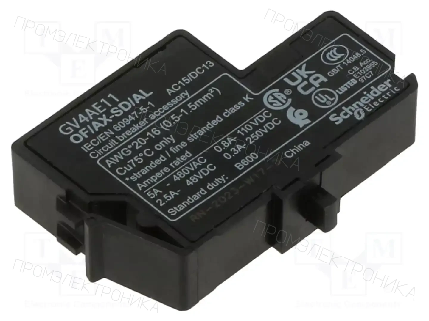SCHNEIDER ELECTRIC GV4AE11 — Выключатели двигательные