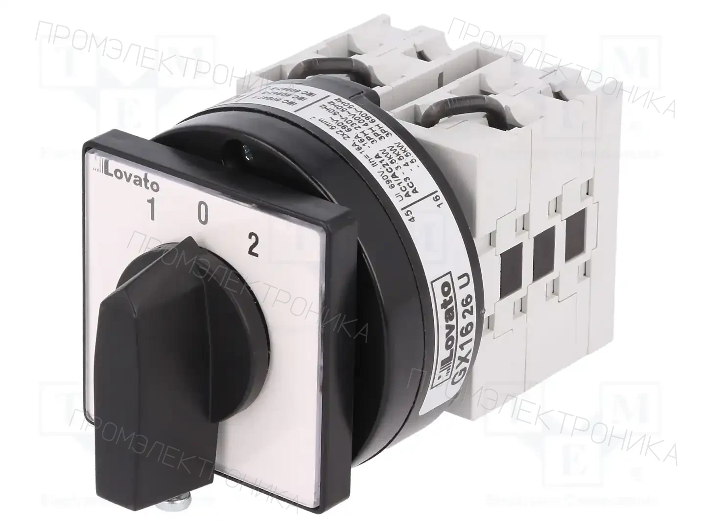LOVATO ELECTRIC GX1626U — Переключатели кулачковые