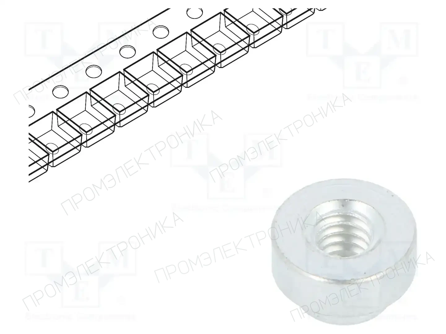 ATTEND 119A-NUT-40-R02 — Разъeмы для карт