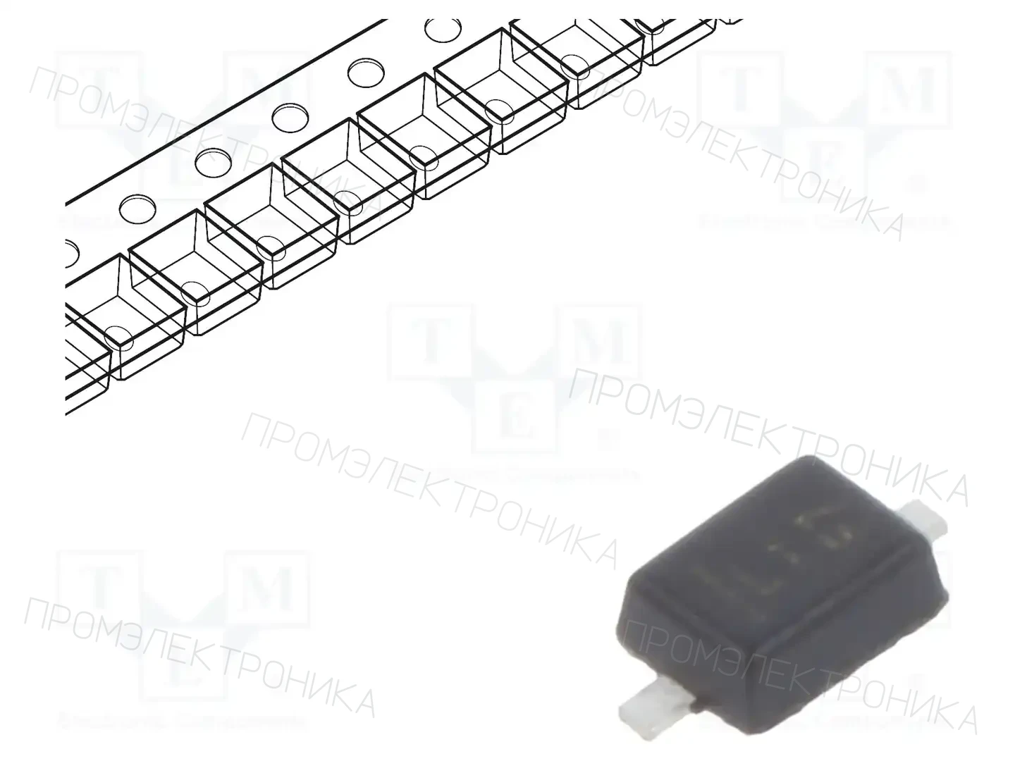 DIODES INCORPORATED D3Z2V7BF-7 — Стабилитроны SMD
