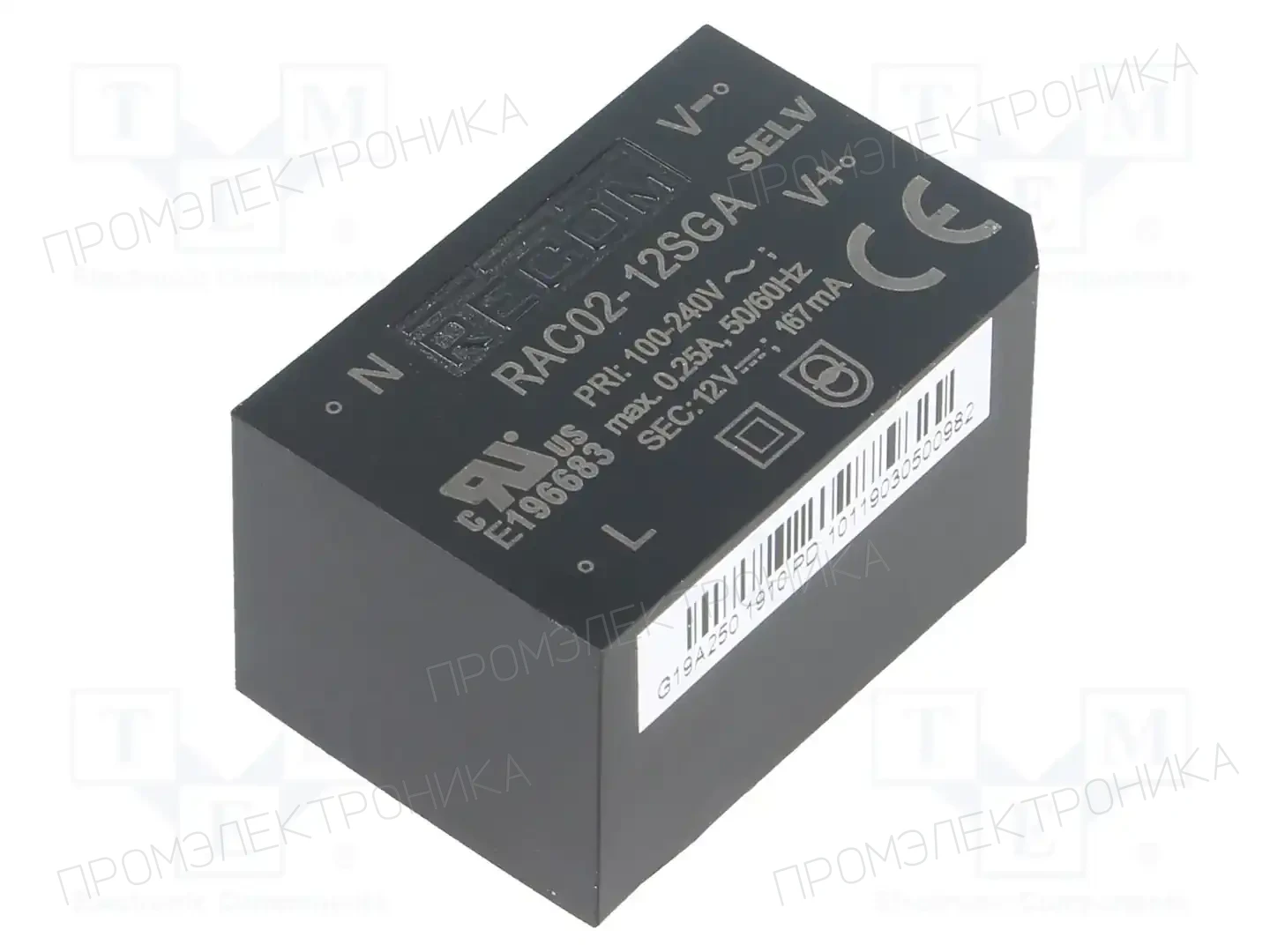 RECOM RAC02-12SGA — Преобразователи AC/DC для PCB