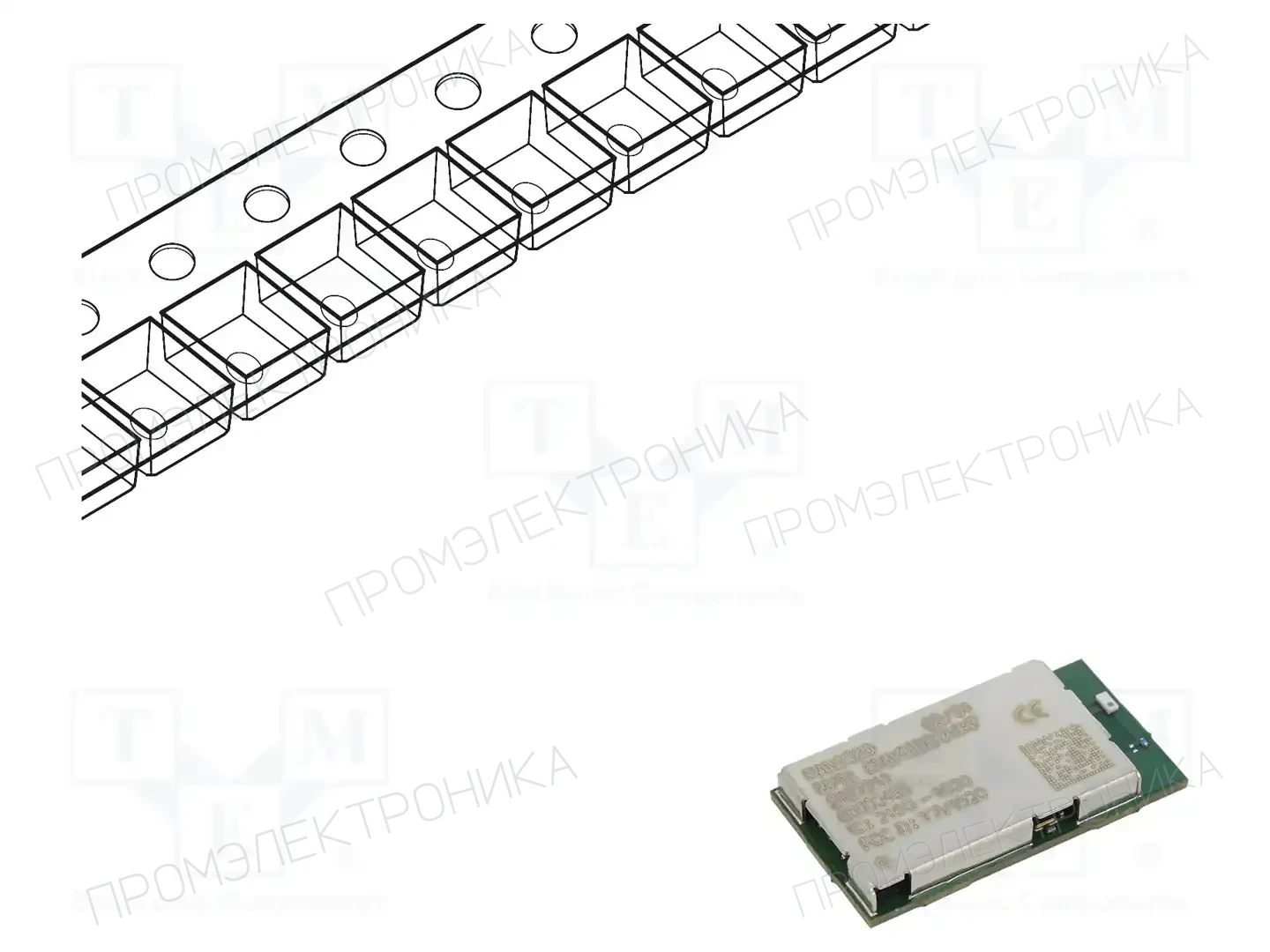 PANASONIC ENW49D01A1KF — Модули IoT (WiFi/Bluetooth)