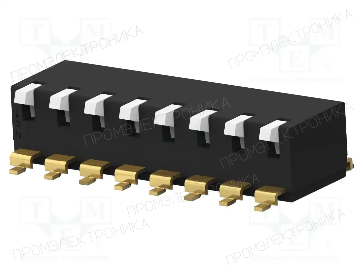 TE Connectivity EDSP08SGLNNTU04 — Переключатели типа Dip-Switch