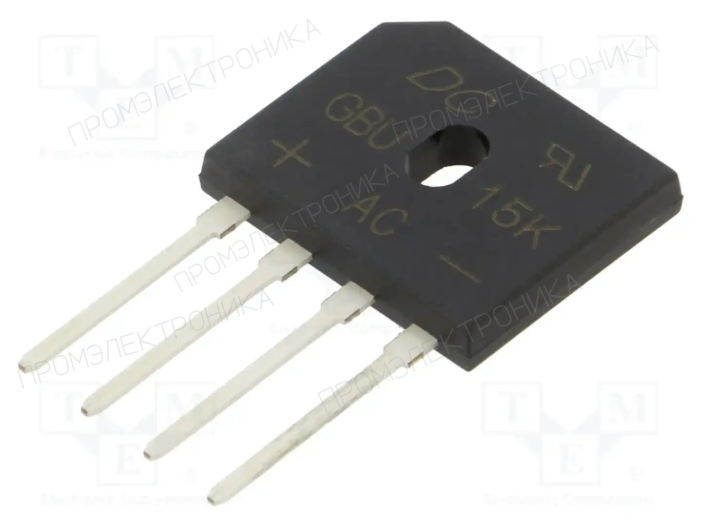 DC COMPONENTS GBU15K — Однофазные мосты диодные плоские