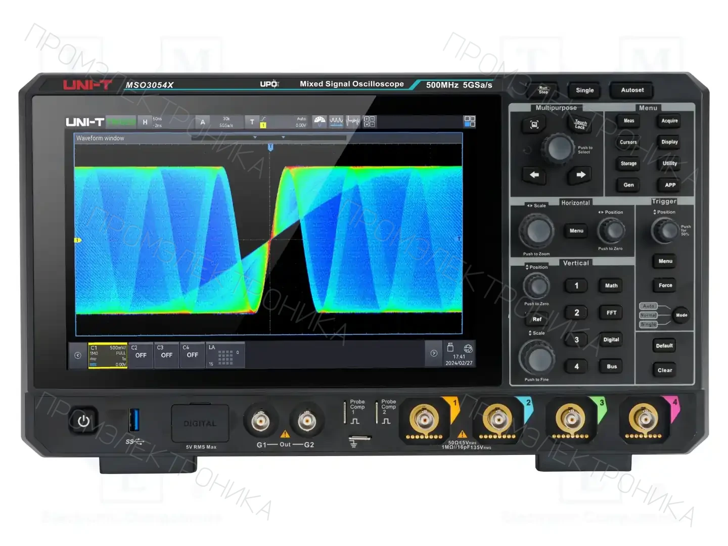 UNI-T MSO3054X — Осциллоскопы цифровые