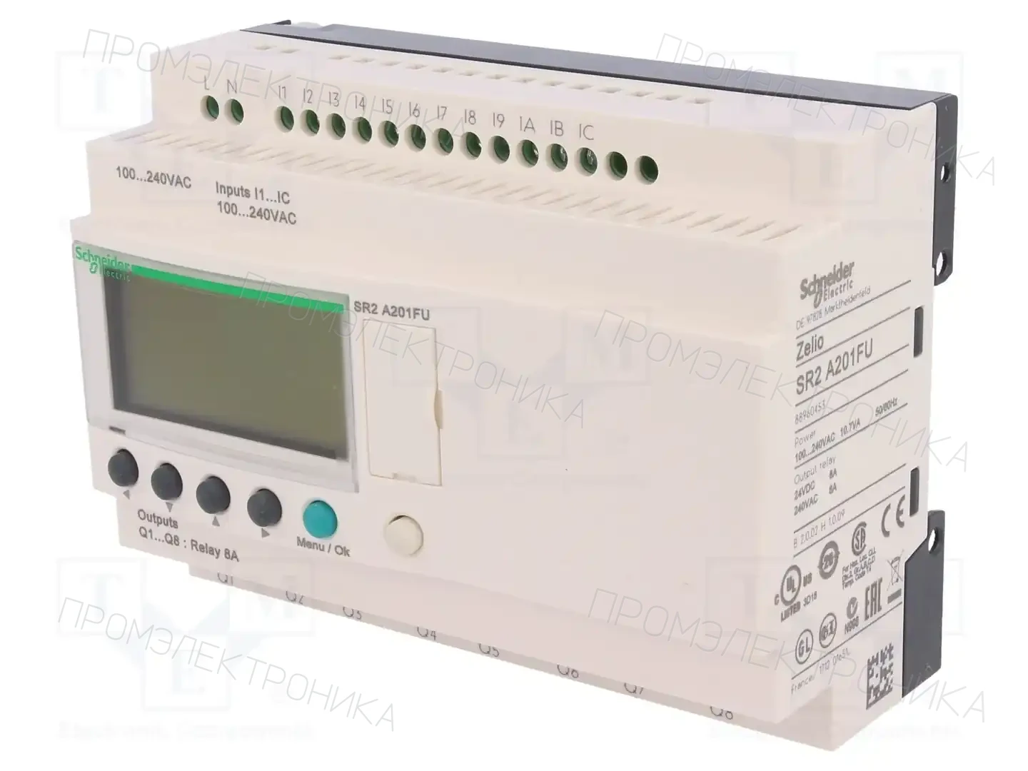 SCHNEIDER ELECTRIC SR2A201FU — Реле прогр. основные модули