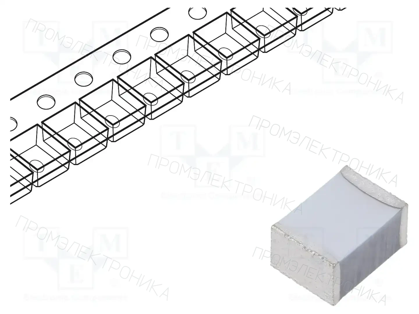 KYOCERA AVX CB162D0225JBC — Пленочные конденсаторы SMD