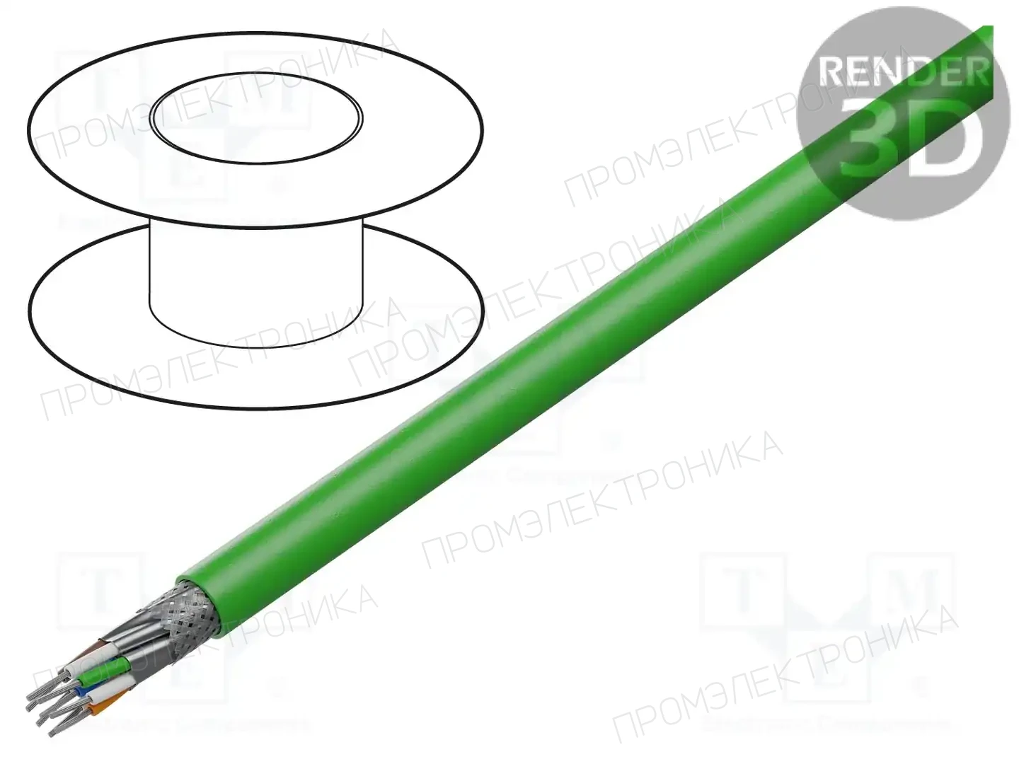 HELU 805614 — Провода для направляющих- экранированные
