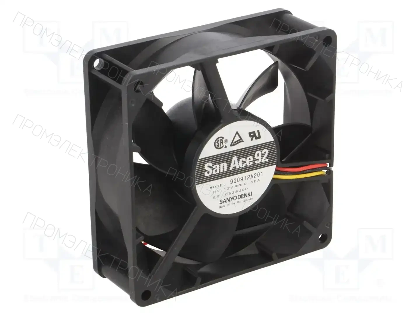 SANYO DENKI 9G0912A201 — Вентиляторы DC 12V