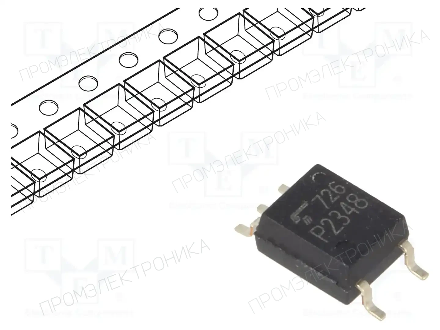 TOSHIBA TLP2348(E(T — Оптроны – цифровой выход