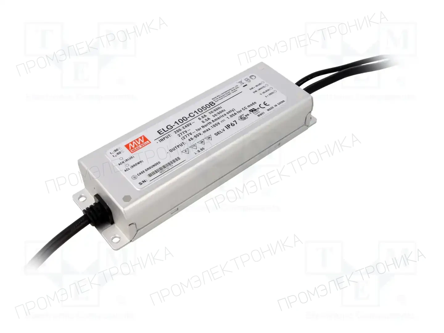 MEAN WELL ELG-100-C1050B — Блоки питания для LED