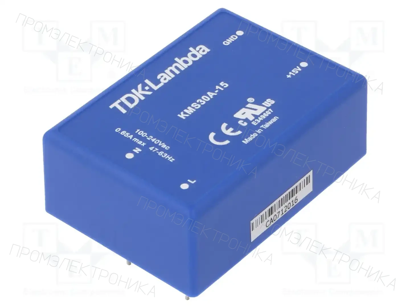 TDK-LAMBDA KMS30A-15 — Преобразователи AC/DC для PCB