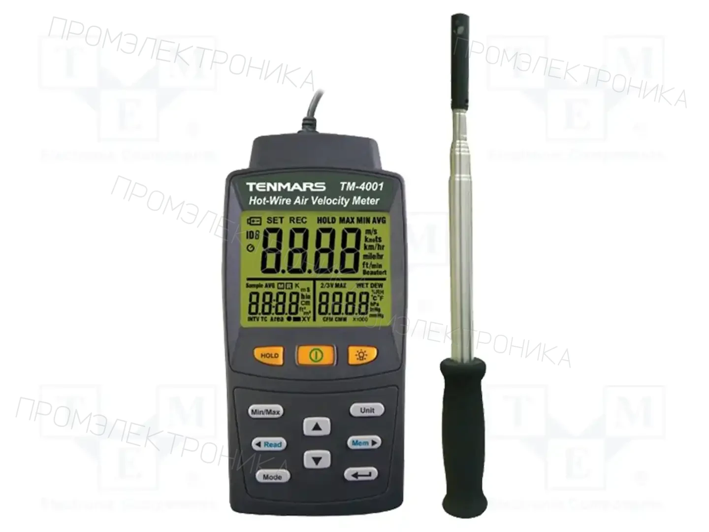 TENMARS TM-4002 — Анемометры и термоанемометры