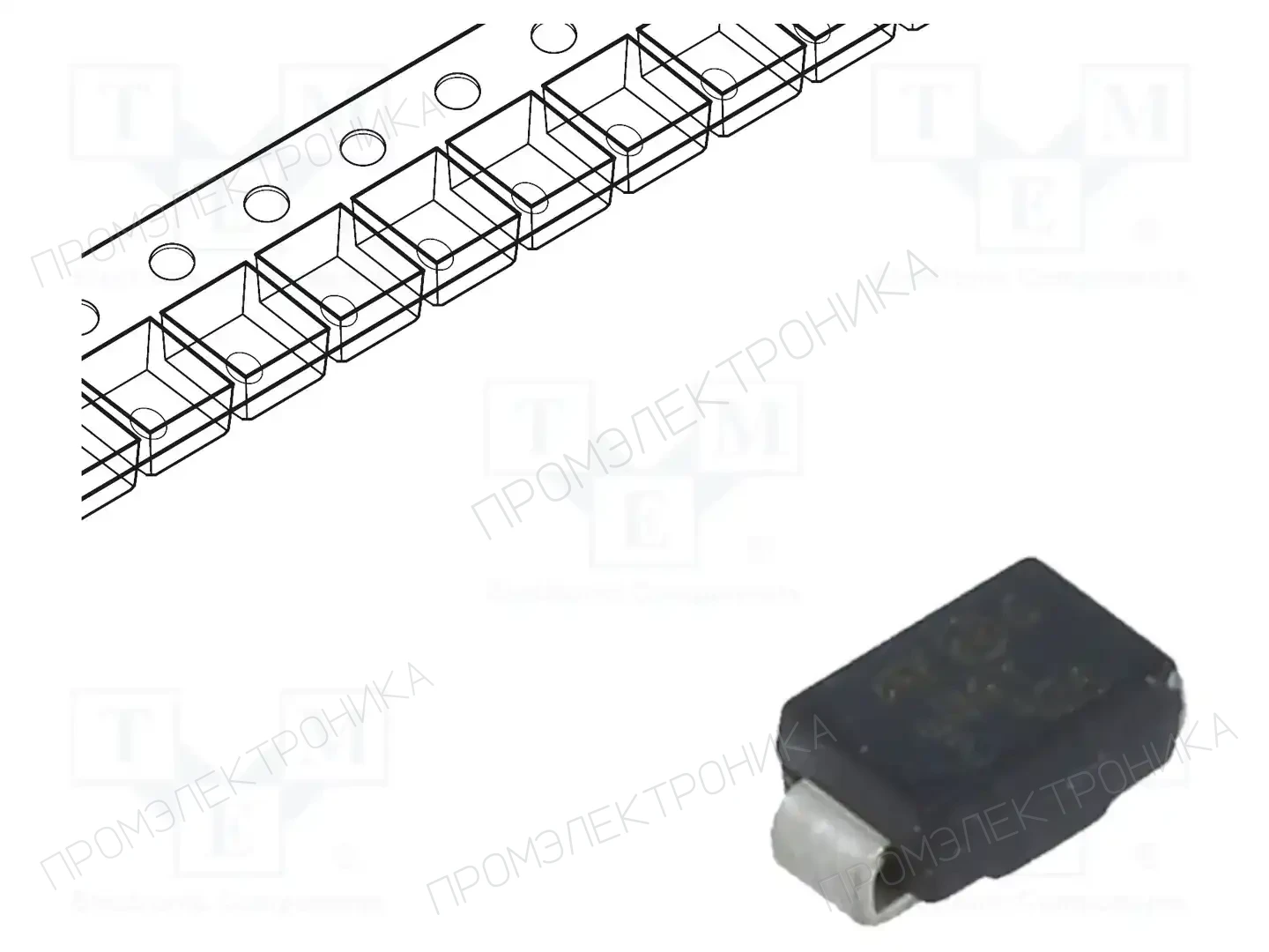 STMicroelectronics SMA6T39CAY — Диоды TVS SMD двунаправленные