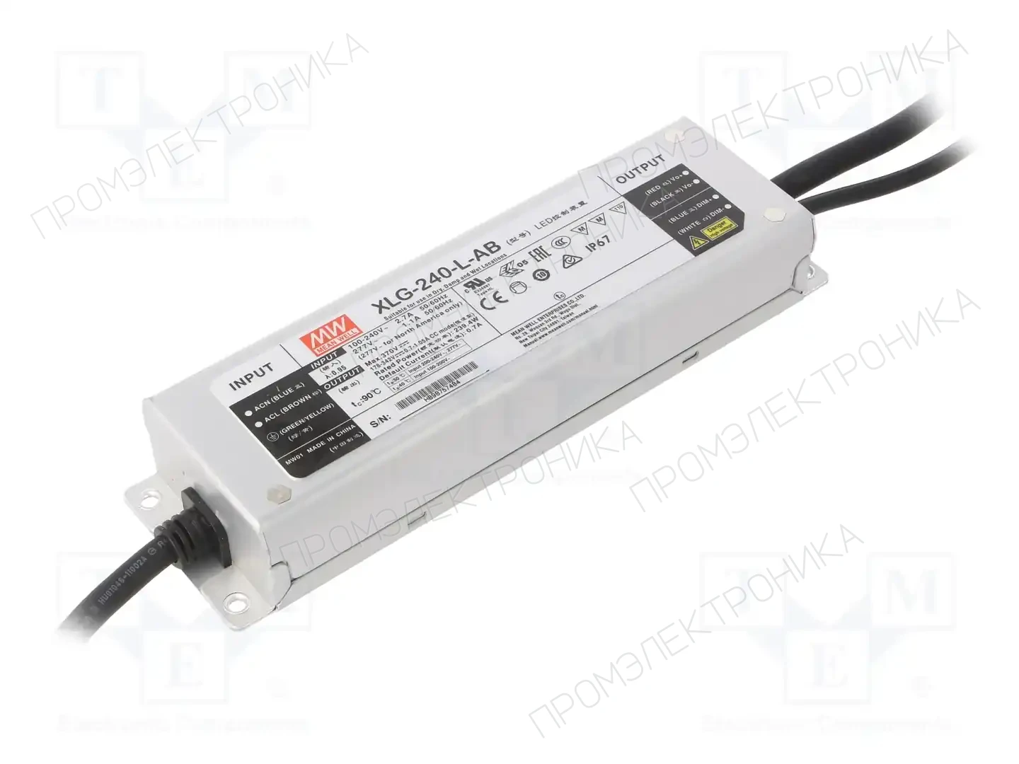 MEAN WELL XLG-240-L-AB — Блоки питания для LED
