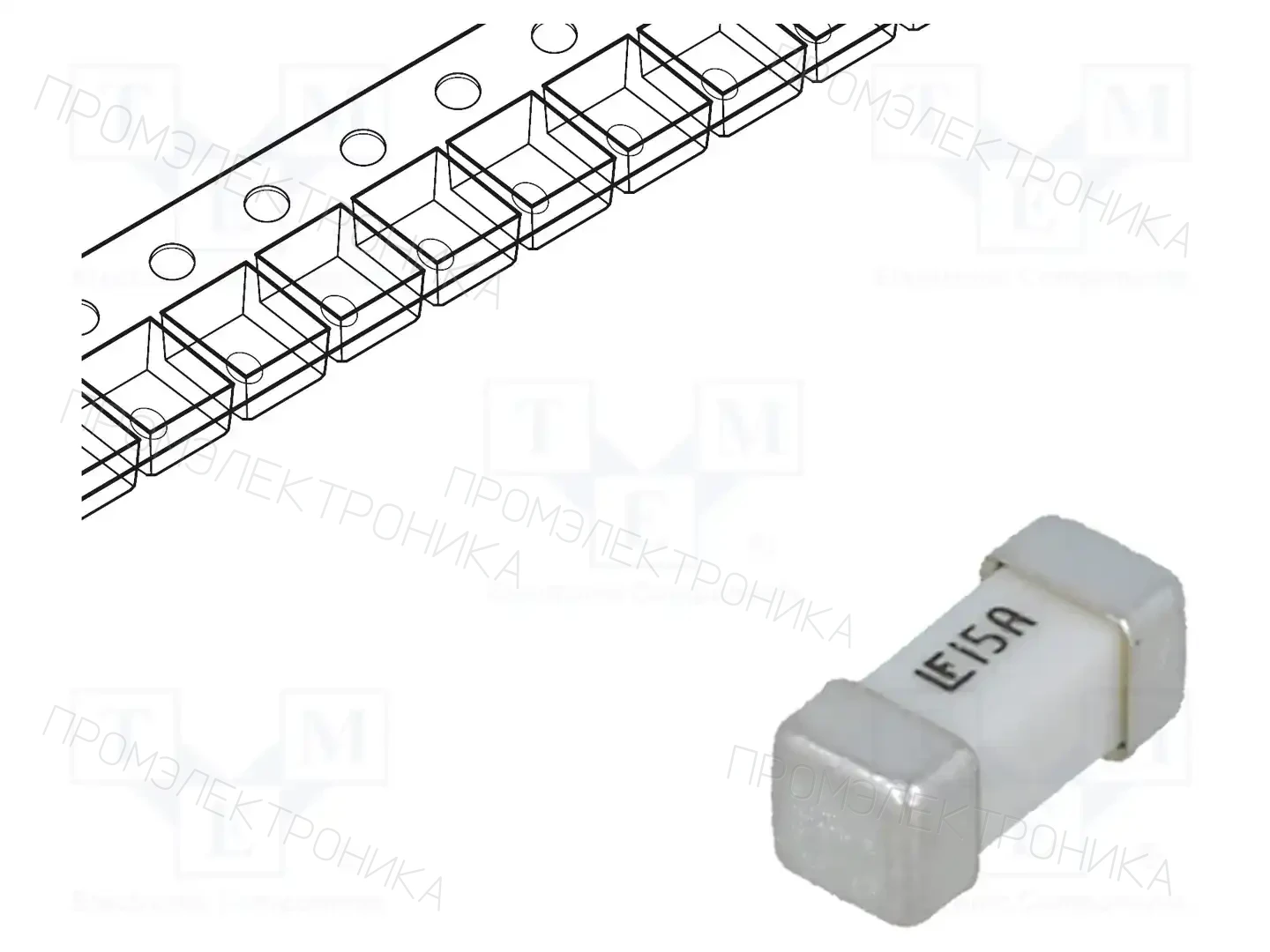 LITTELFUSE 0453015.MR — Предохранители SMD 2410 сверхбыстрые