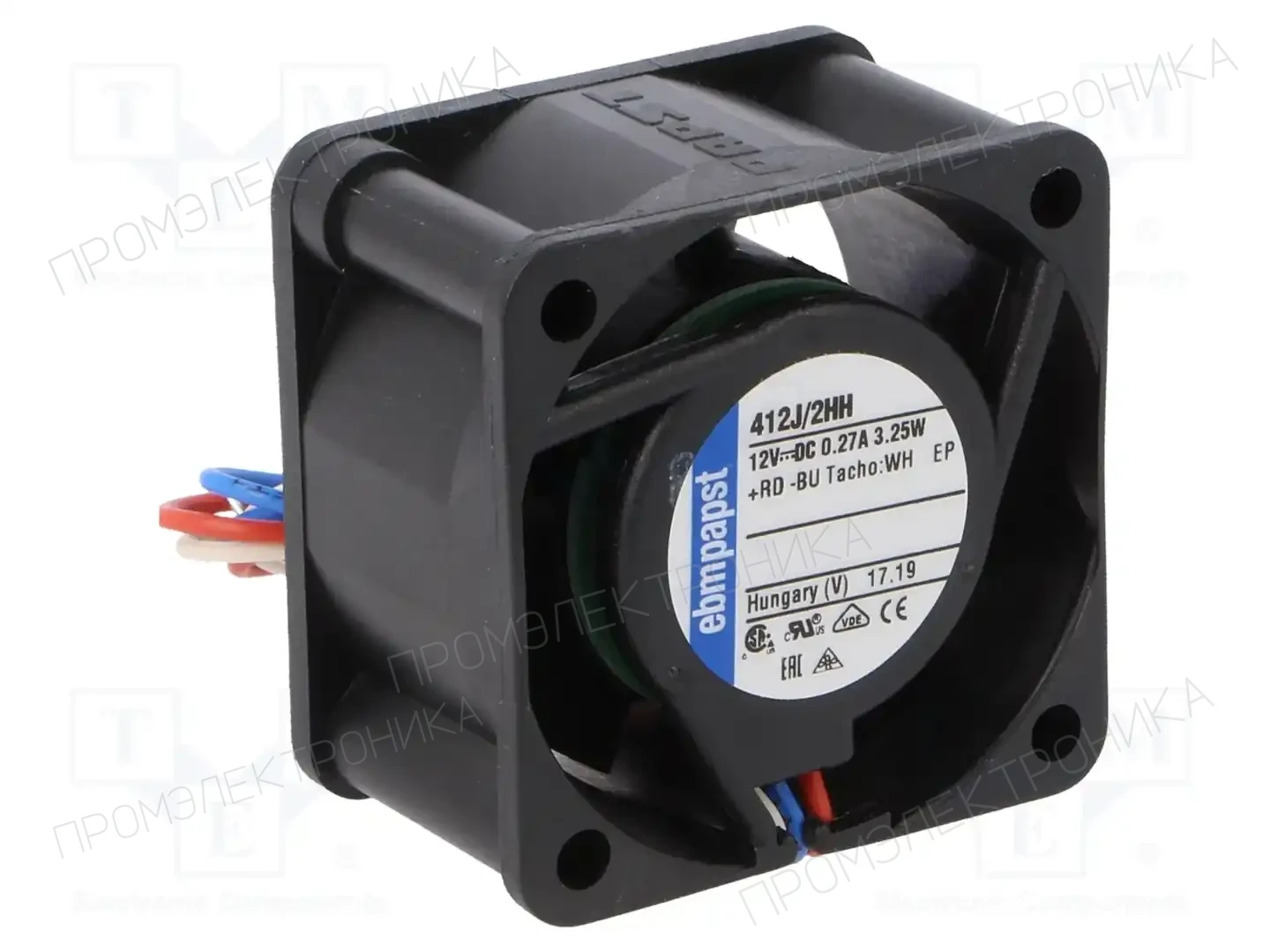 EBM-PAPST 412 J/2HH — Вентиляторы DC 12V