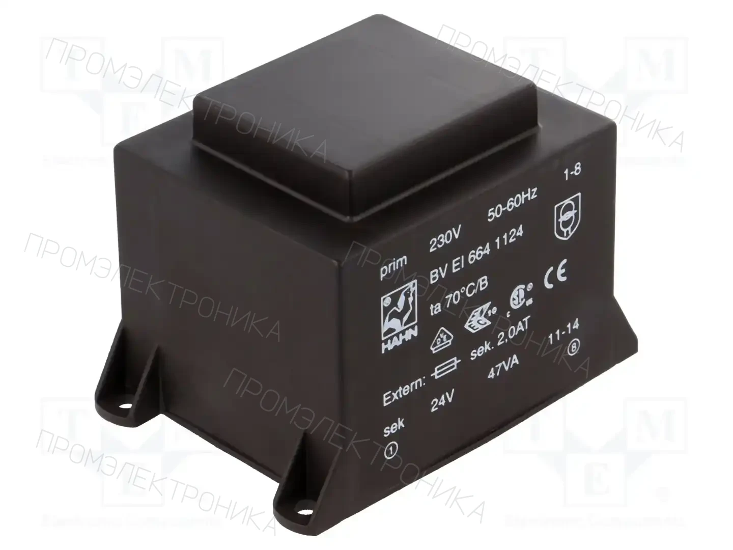 HAHN BV EI 664 1124 — Трансформаторы PCB