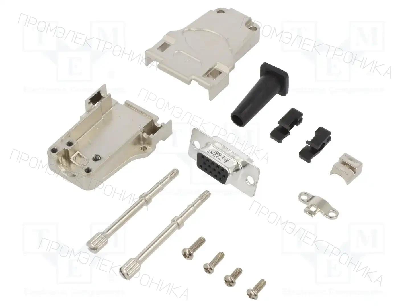 AMPHENOL COMMUNICATIONS SOLUTIONS L17DTZF09-LJS-RG+L77HDE15S — Комплектные штекеры D-Sub