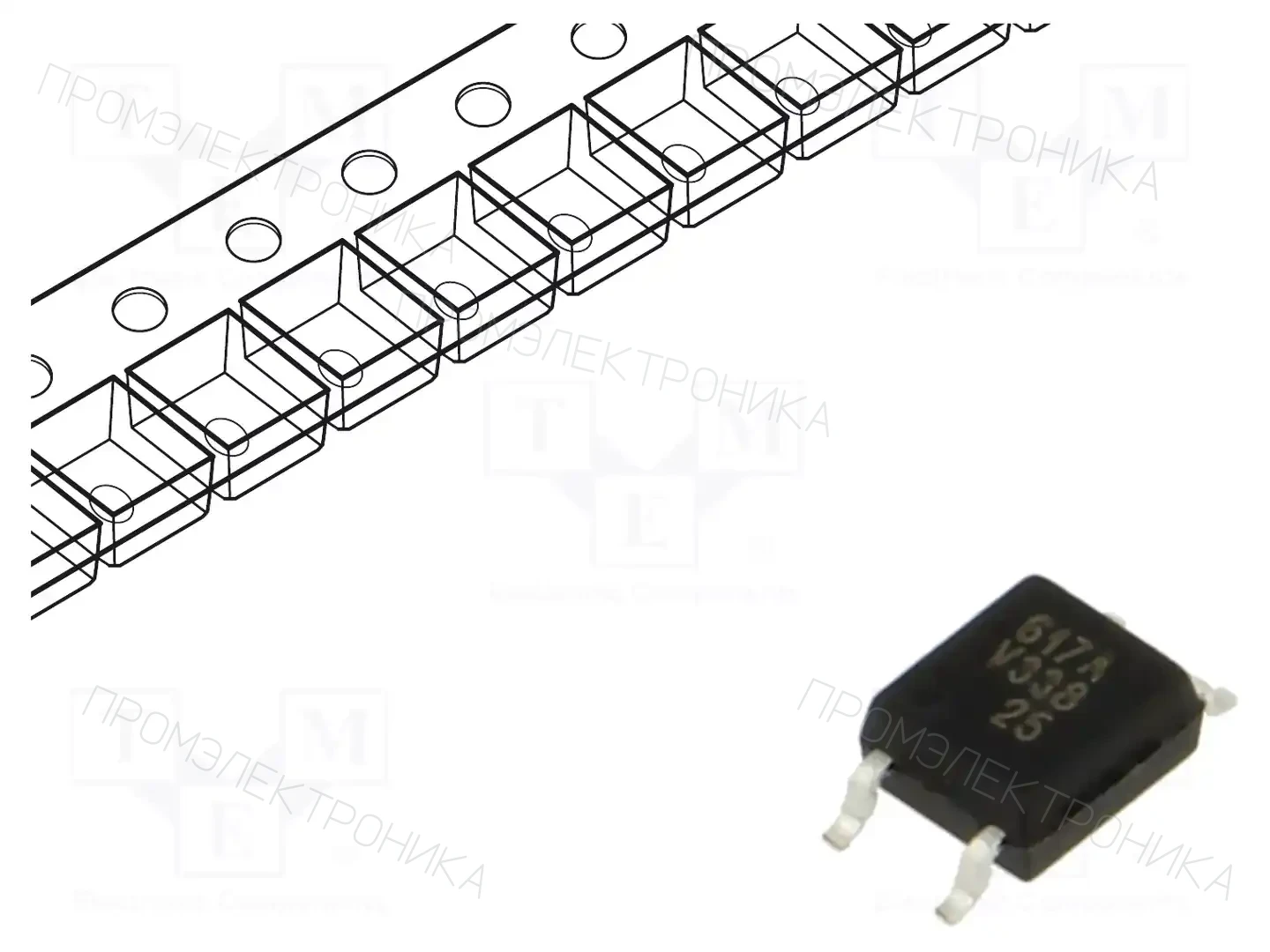 VISHAY VOM617AT — Оптроны – аналоговый выход
