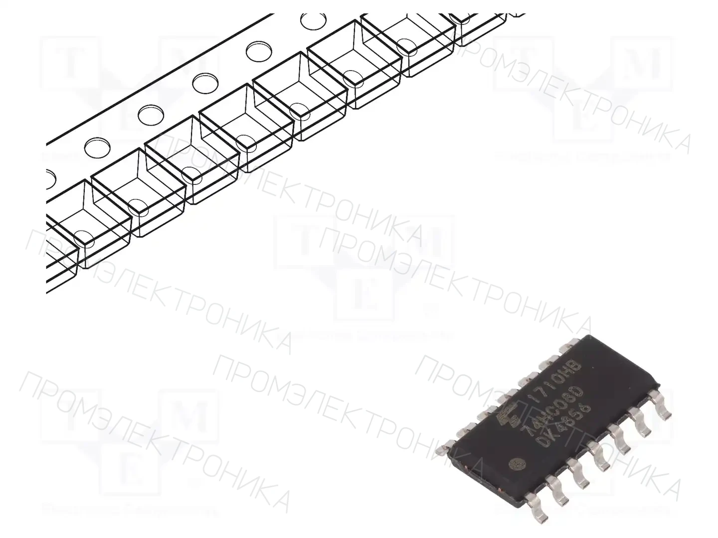 TOSHIBA 74HC08D(BJ) — Ворота, инверторы