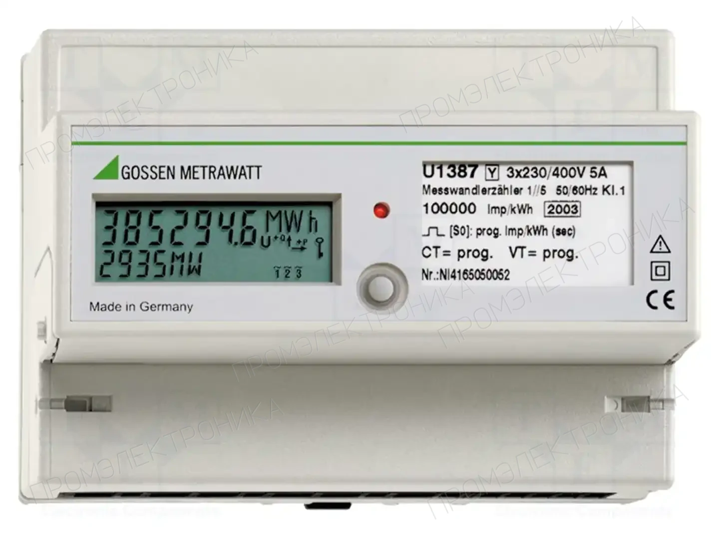 GOSSEN METRAWATT U1387-V011 — Счетчики электроэнергии