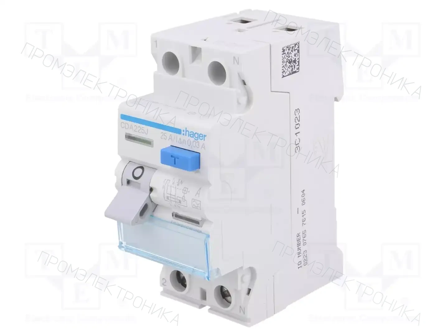HAGER CDA225J — Дифференциальные выключатели