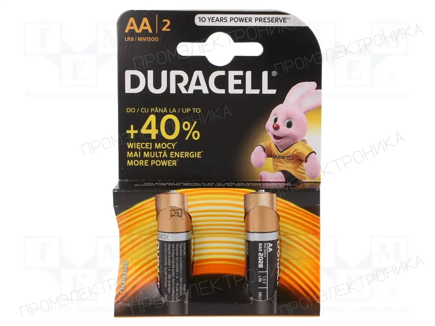 DURACELL LR6/AA/MN1500(K2) ECONOMY PACK — Батареи